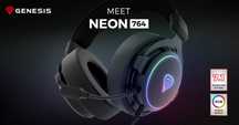 Casti Gaming Genesis NEON 764 Black