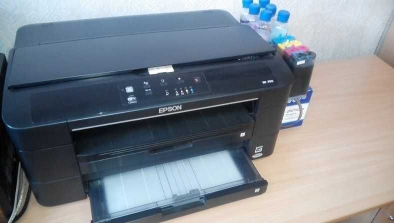 Epson WF-7015: печать А3 эскизов и проектов! Wi-Fi, 2-сторонняя печать