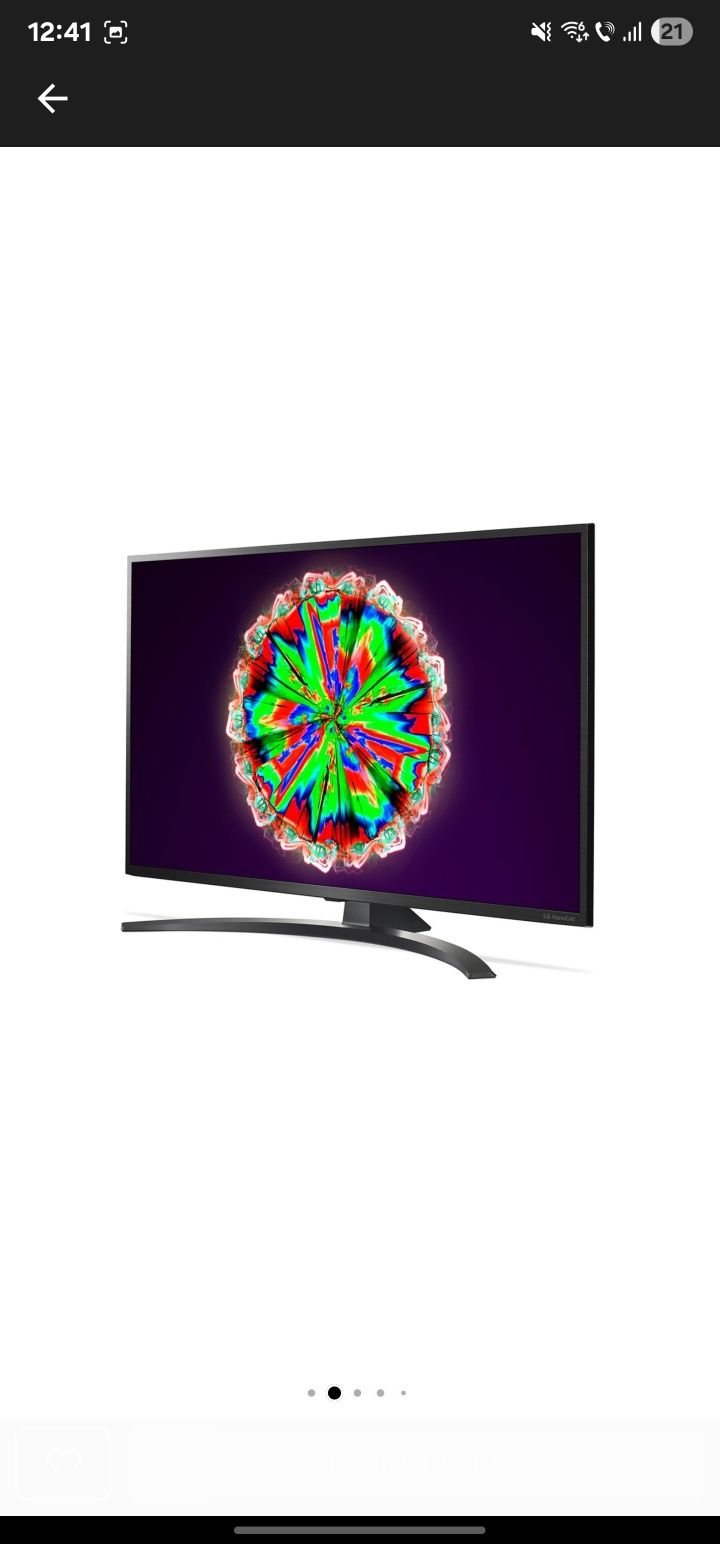 Televizor Smart 108 cm LG NanoCell 4K