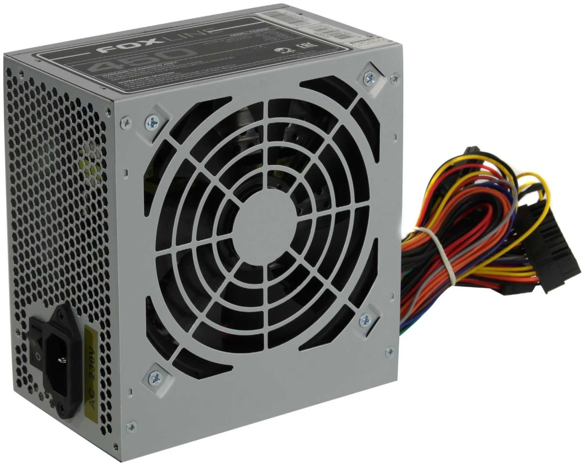 Блок питания FoxLine FZ450R 450W, 12см FAN, OEM