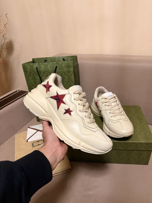 Adidasi Gucci Rython piele naturala  // Editie limitata