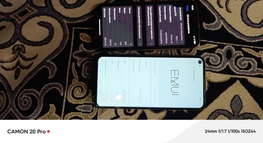 Айфон 12 и Хуавей п 40 лайт