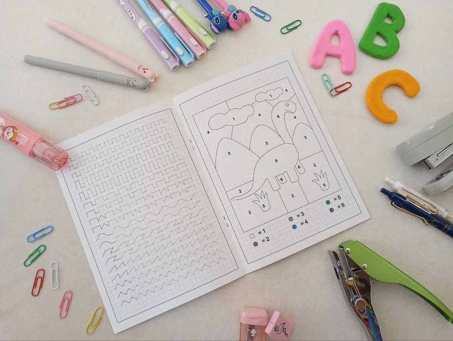 Chizishni va bo‘yashni o‘rganamiz №1 (Kitob)