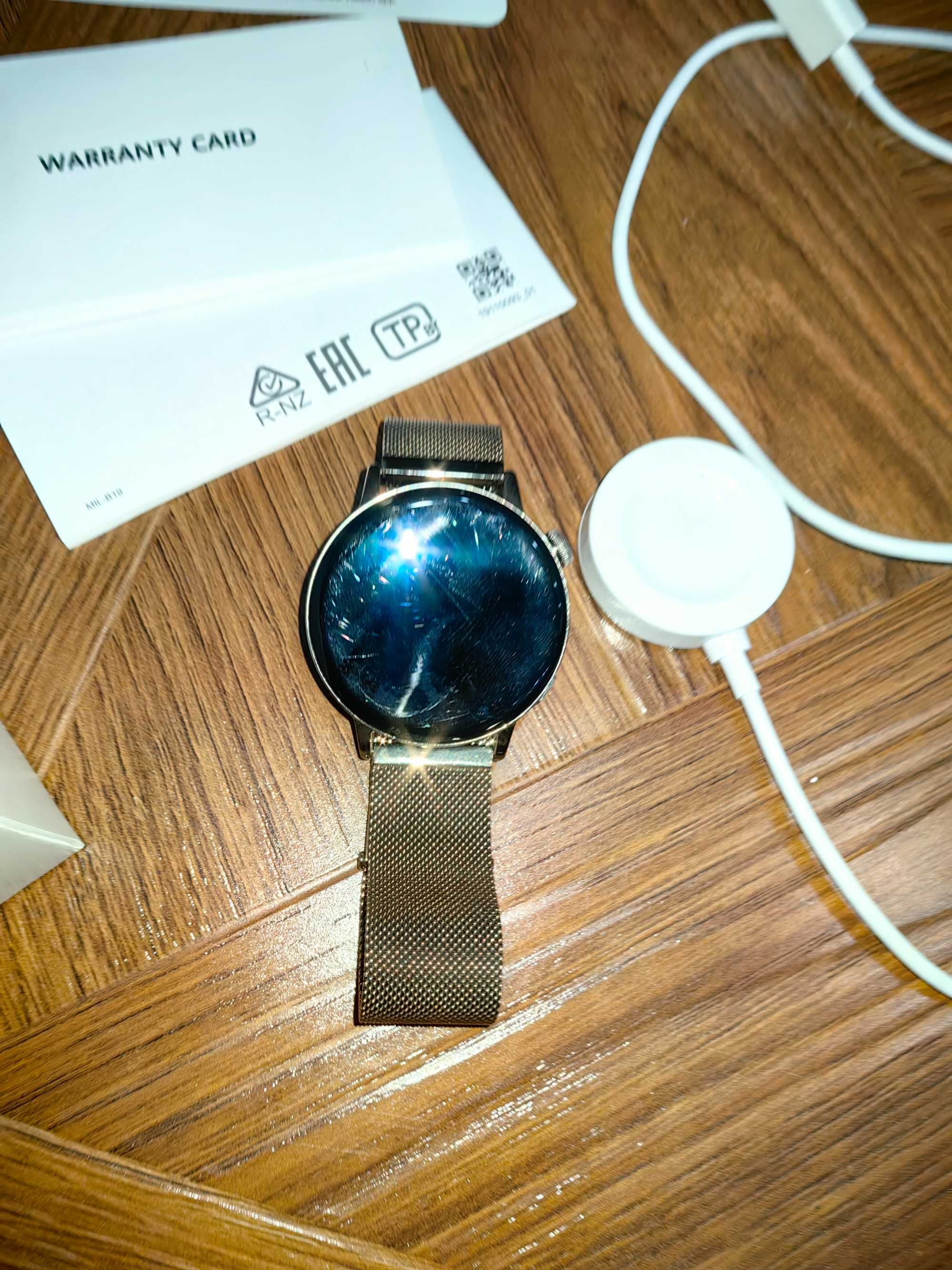 Смарт часы золото Huawei watch GT 3 42mm