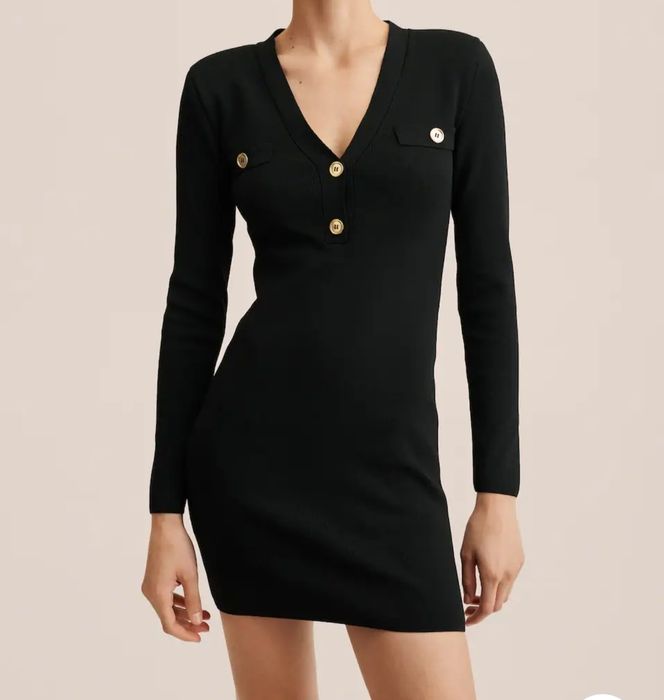 Rochie neagra Mango