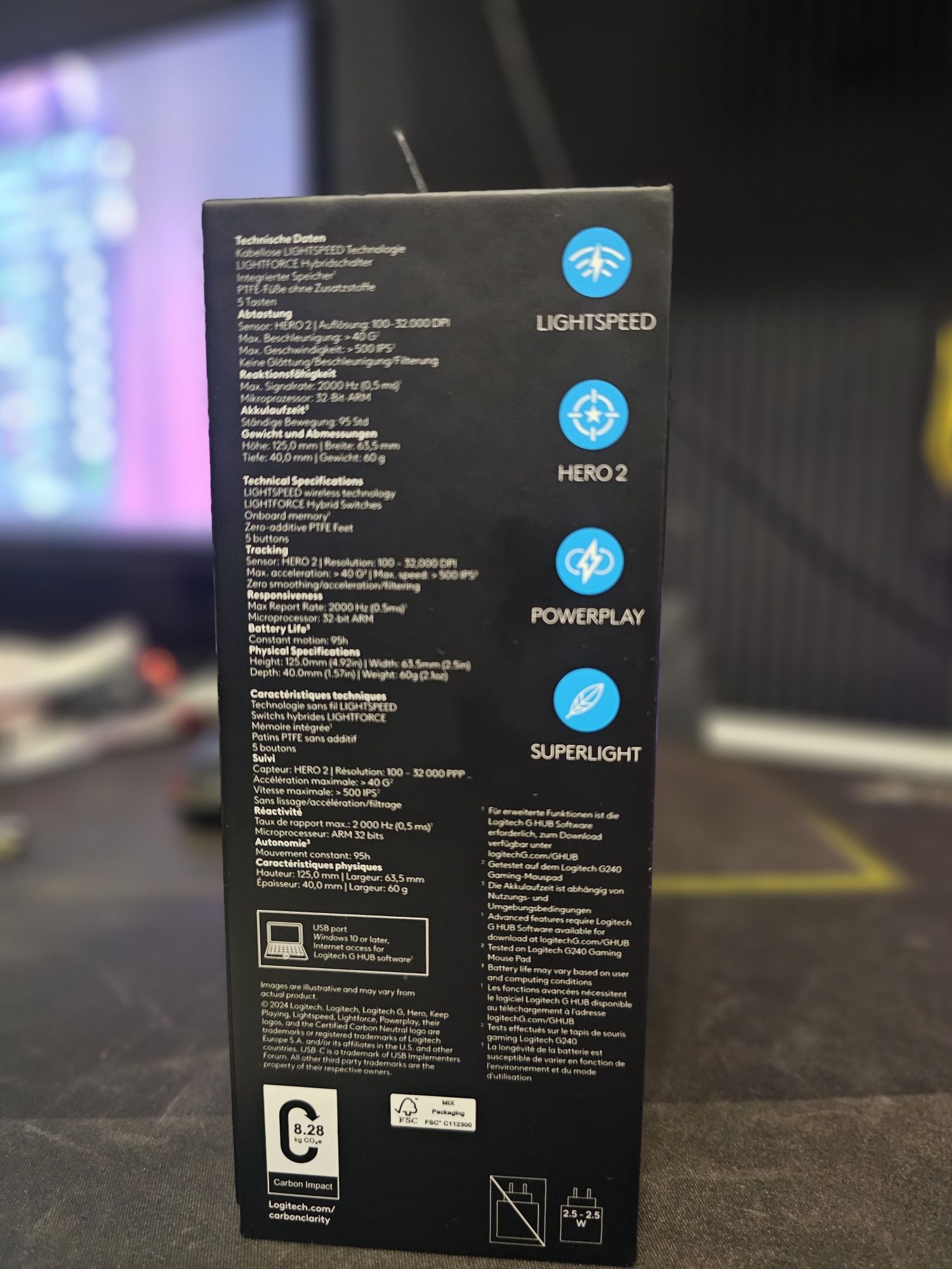 Logitech G Pro X Superlight 2 Black