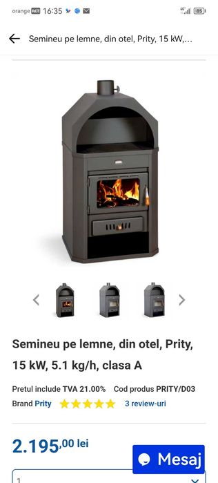Semineu marca Prity