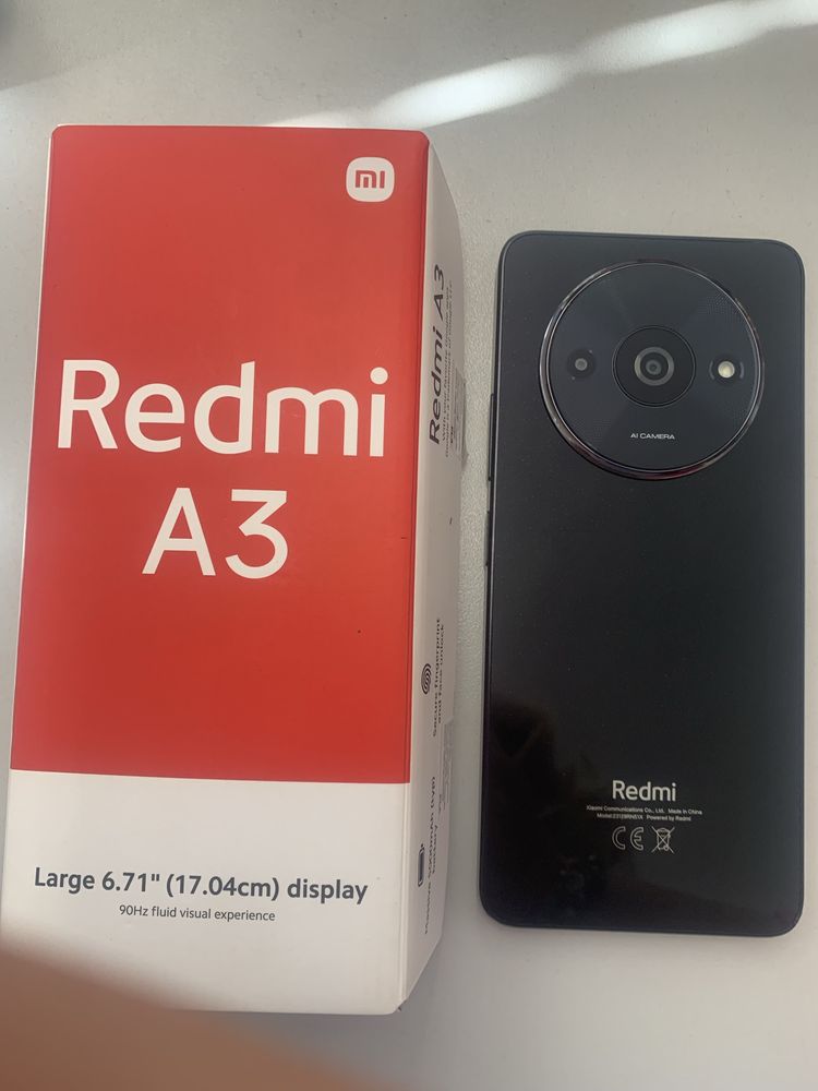 Смартфон GSM XIAOMI REDMI A3 BLACK 6.71 ", 64 GB, RAM