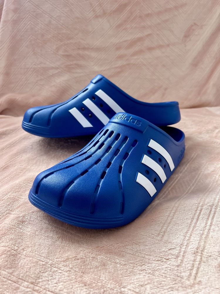 Papuci adidas adilette clog albastrii originali marimea 43