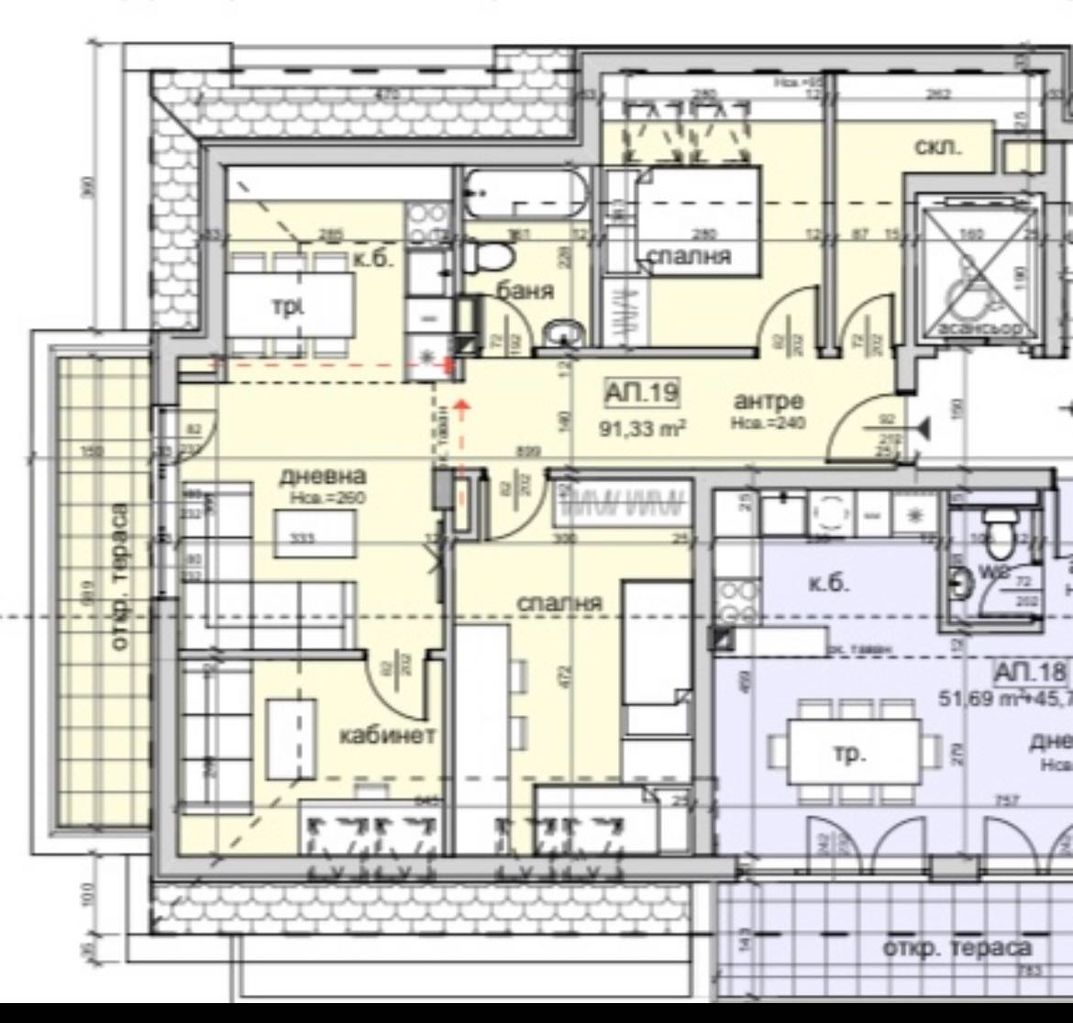 Продава се Тристаен апартамент в София, Кръстова вада - 105 кв.м за 2714 €/кв.м - Снимка #11