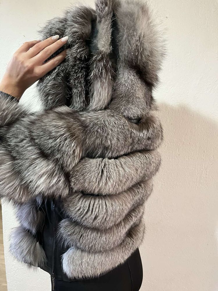 Палто 100% естествен косъм