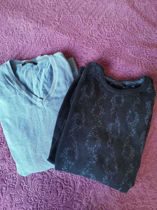 Мъжки пуловери на Pierre Cardin и LC Waikiki размер S / M