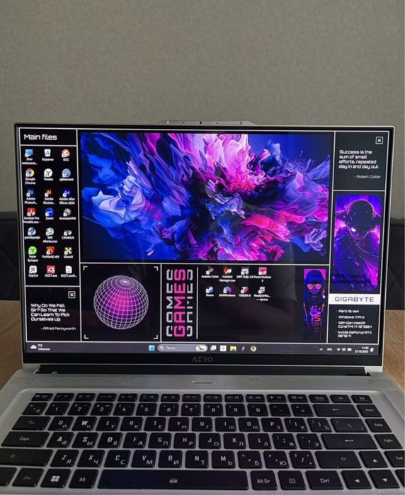 Ноутбук Gigabyte AERO 16 (core i7 + 3070ti)