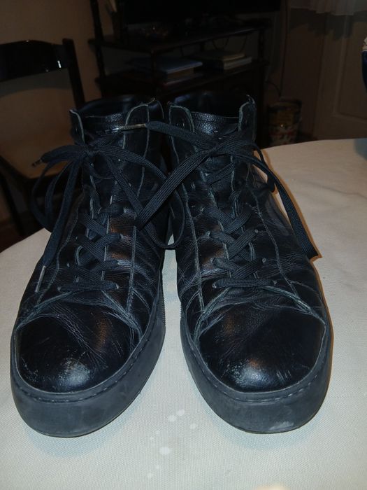 Мъжки  зимни боти от естествена кожа, EA7