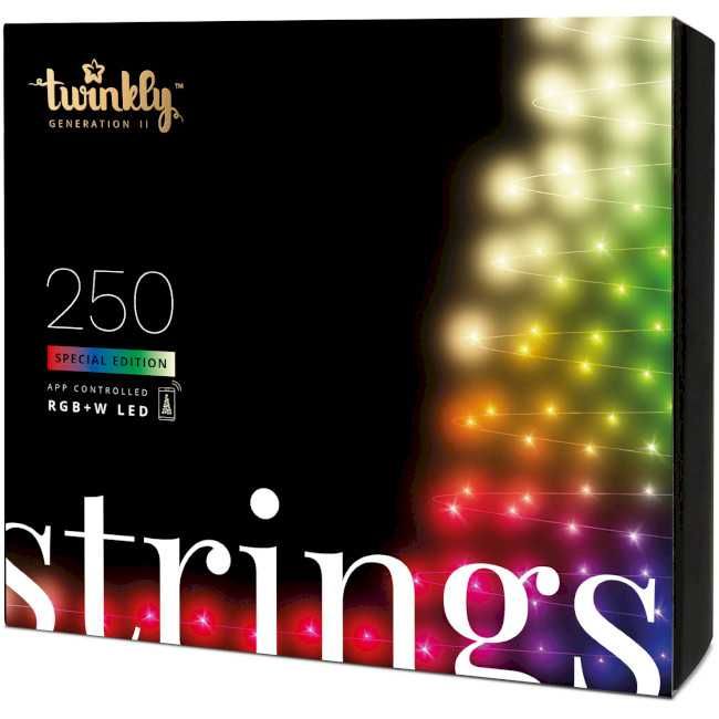 Гирлянда Twinkly Strings 250 RGB+W для новогодней елки