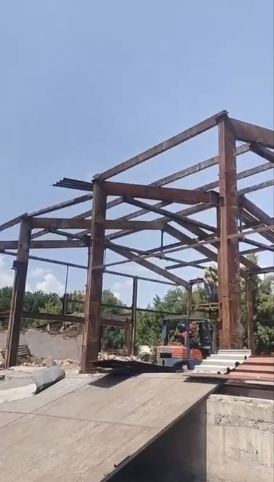 Металлоконструкция 36 на 18 высота 6.9