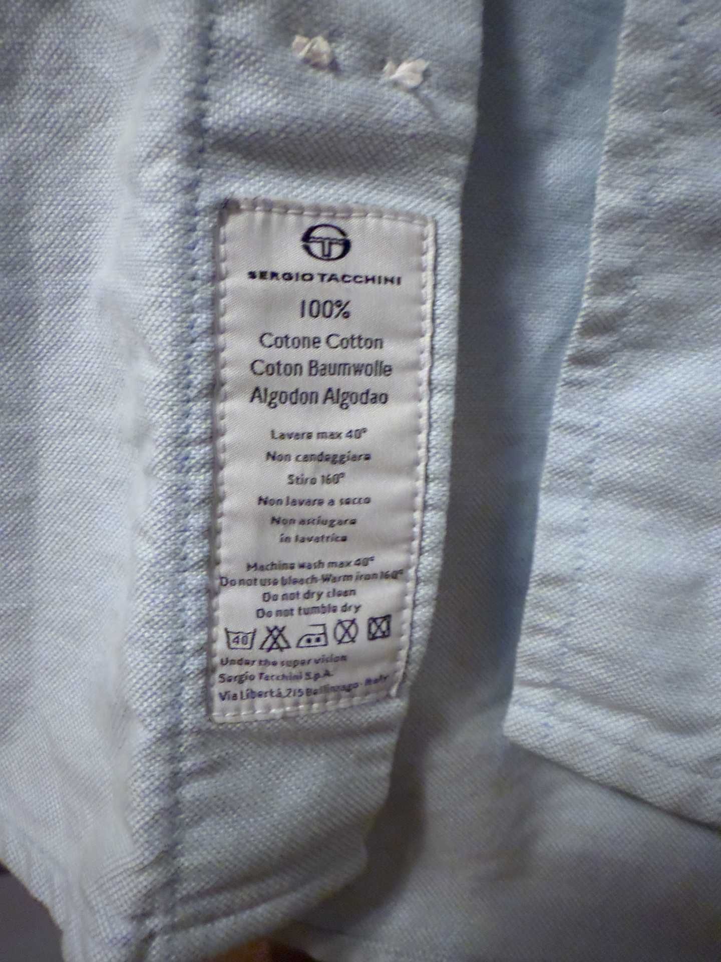 Памучна риза с дълъг ръкав Sergio Tacchini