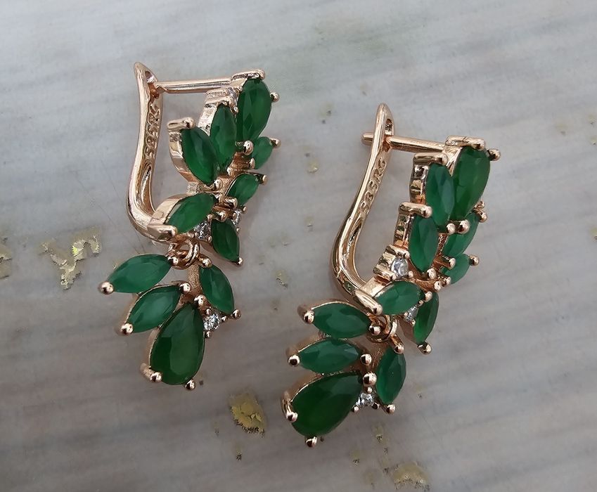 Серьги 585 опылёнка