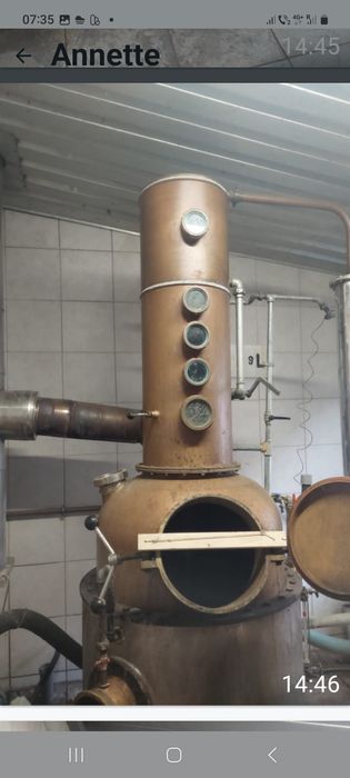 Cazan de țuică cu dublă distilare de 150L producție germană