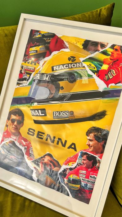 Tablou Ayrton Senna Colaj Manual