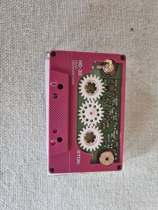 Caseta Audio Demagnetizator capete TDK HD-30. Impecabila.