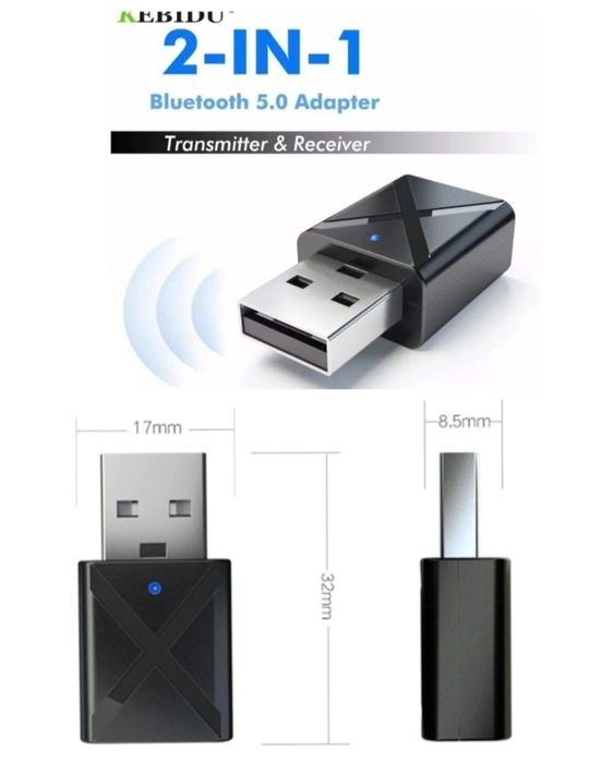 Audio Receptor Bluetooth Stereo