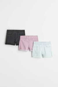 3 чифта дънкови панталонки H&M - размер 122