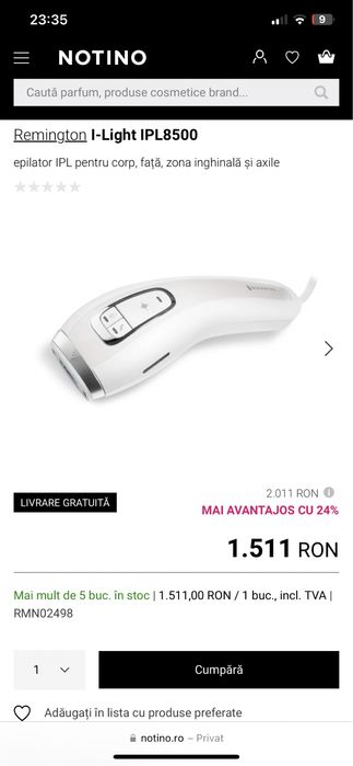Epilator IPL Remington