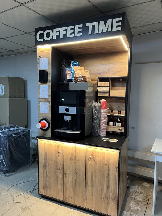 Кофе аппарат, Кофейня самообслуживания, LV307, Jetinno, кофе стойка