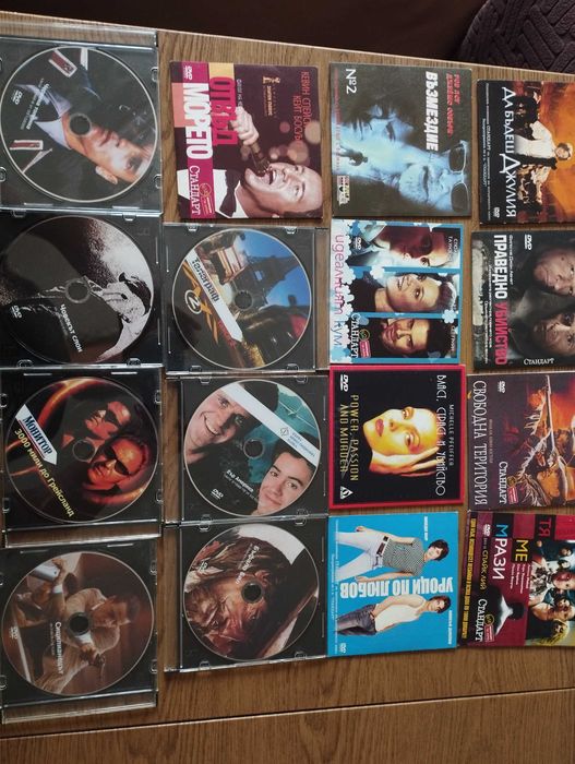 DVD и  СD с филми и музика