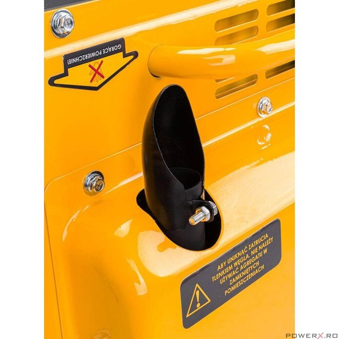 Generator de curent pe motorina 6.5 kw, pornire la cheie, 2 in 1