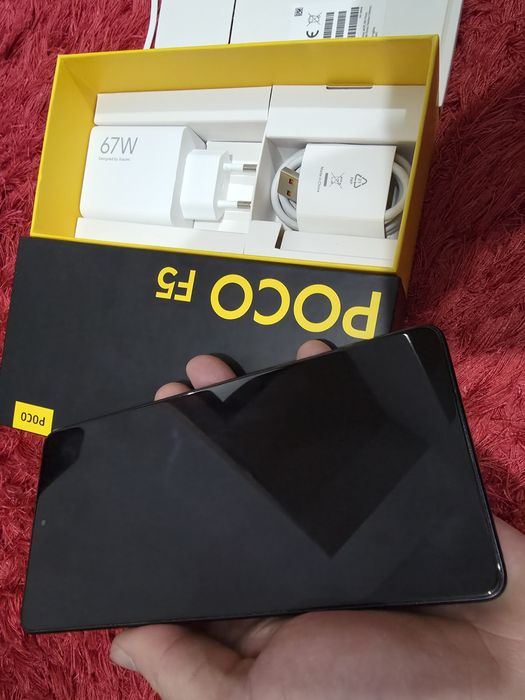 -Xiaomi Poco F5, Nou, Nefolosit, 256Gb, 12Ram, 0 cicluri incarcare, Si