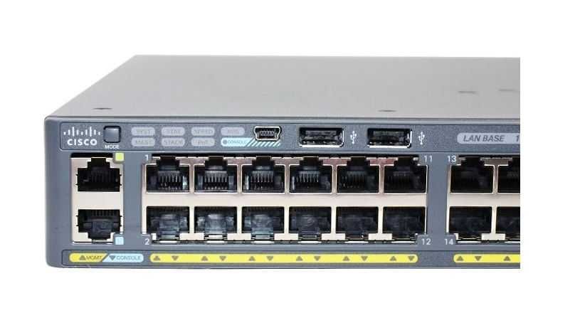 Коммутатор Cisco WS-C2960X-48FPS-L Cisco Catalyst PoE+ (740W)
