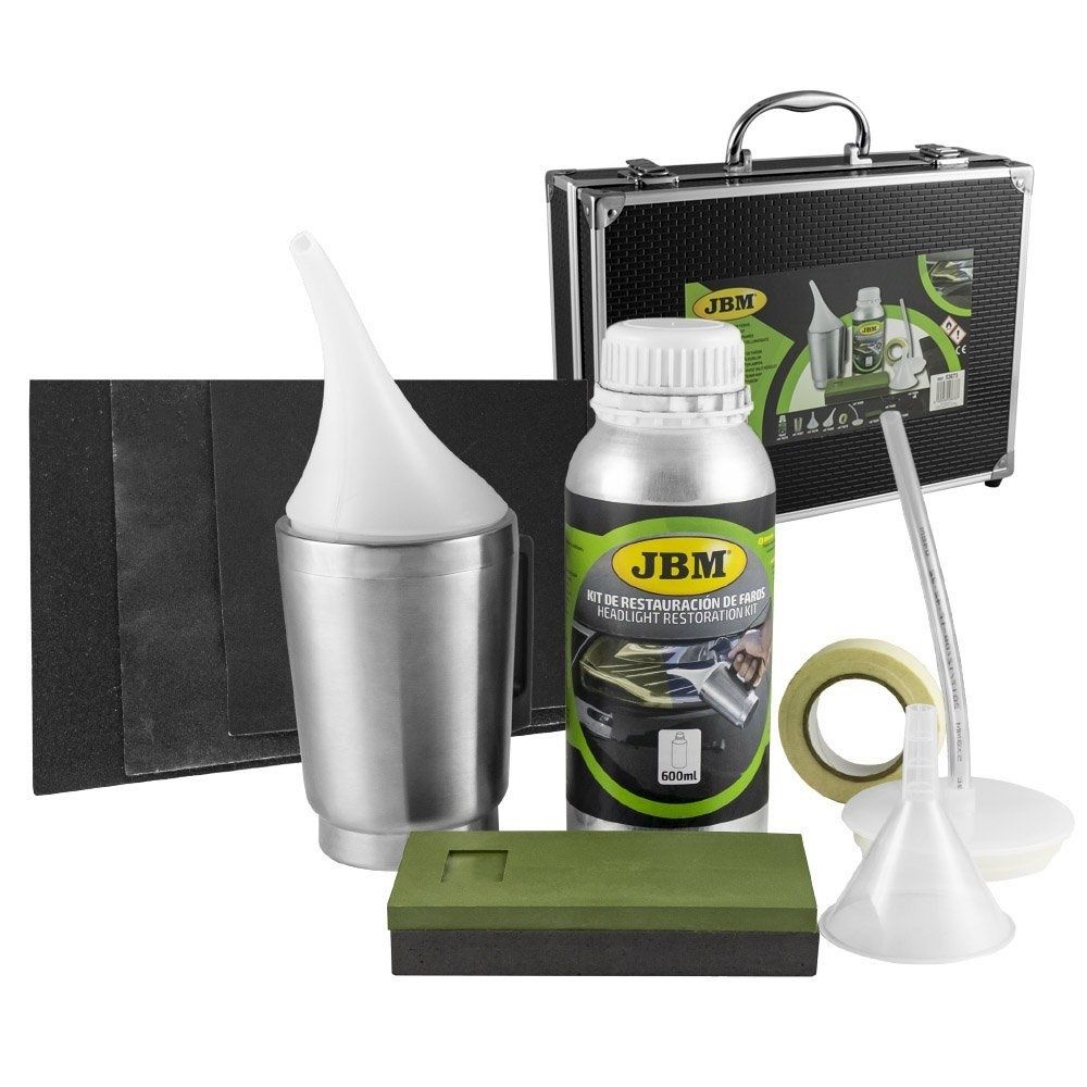 Kit restaurare faruri auto cu polimer lichid 600 ml  JBM  Nou  Sigilat