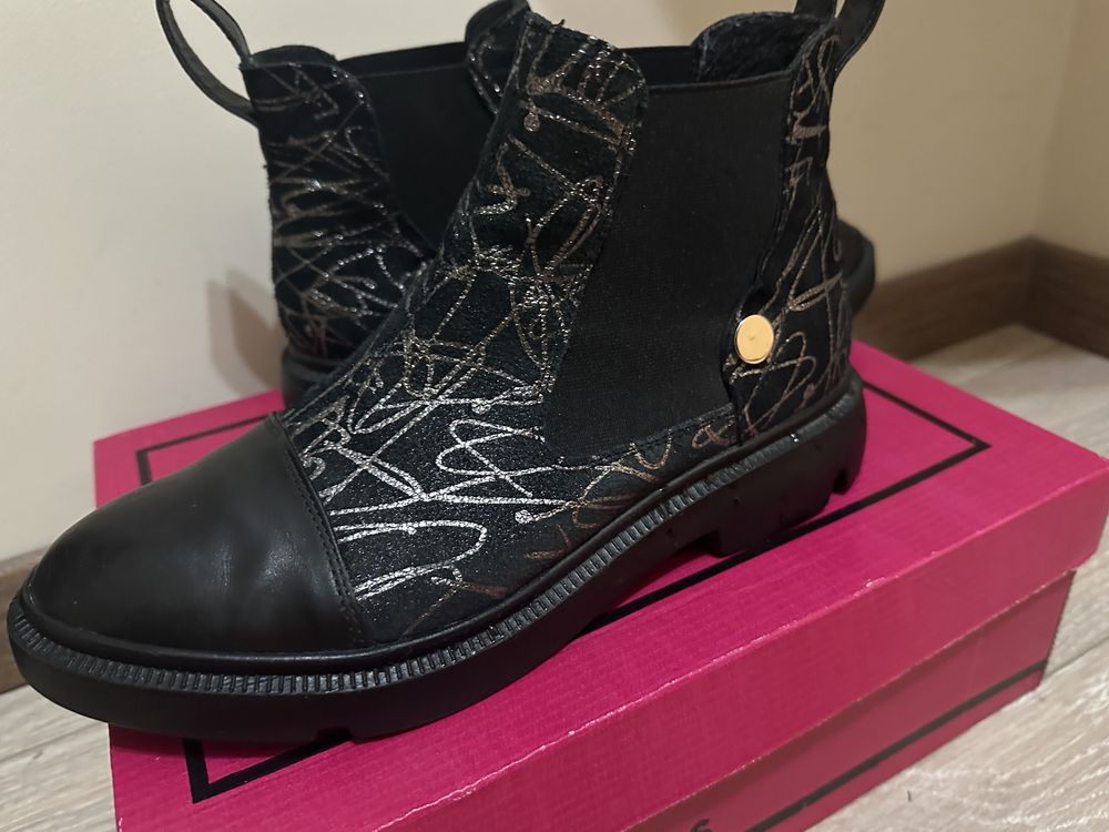 Botine dama piele