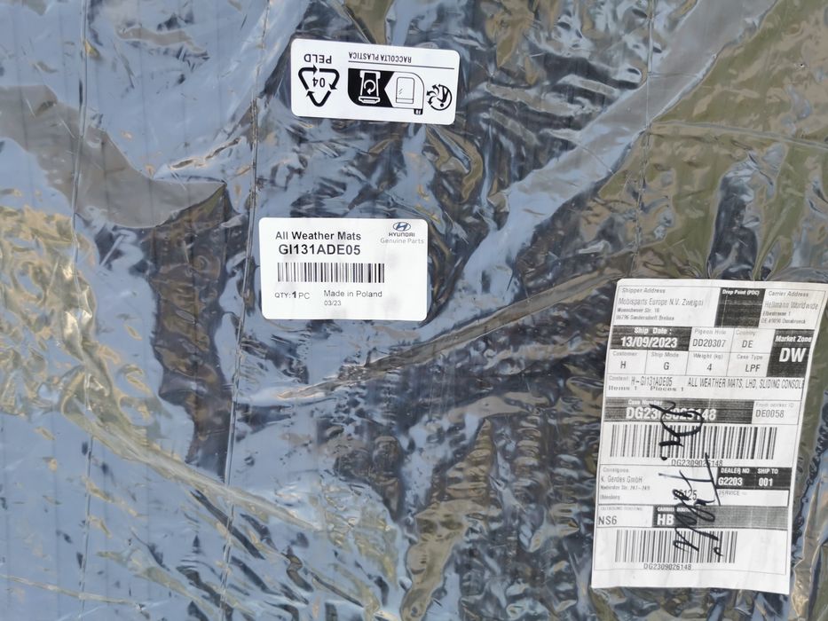 Set presuri + portbagaj cauciuc Hyundai Santa Fe Ioniq Kona Dacia Dust