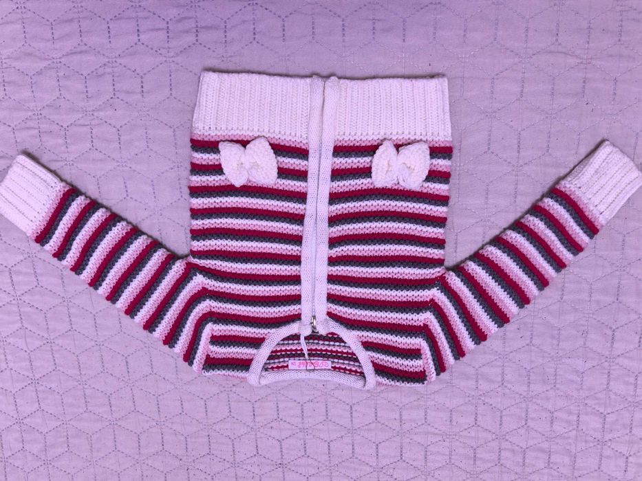 Нова жилетка за момиче 80