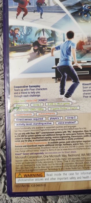 Transport CURIER 16 lei/Joc/Kinect Rush Disney Pixar Adventure Xbox360