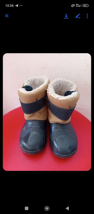 Ghete de iarna, mărimea 25 și geaca mărimea 104