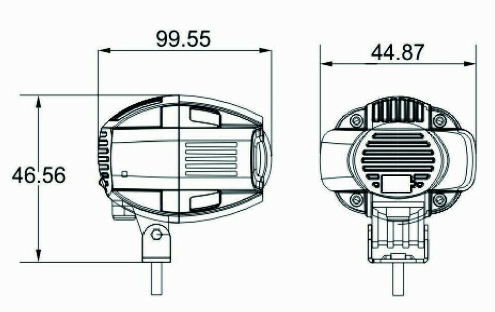 Допълнителни фарове LED мъгла мотор офроуд ATV offroad