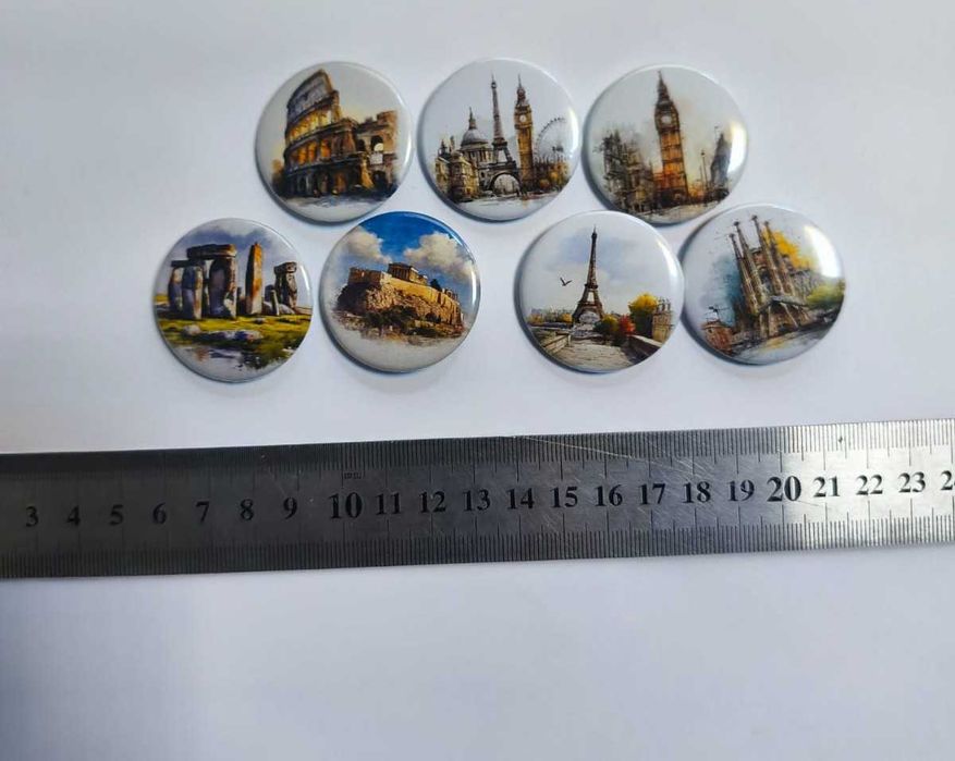 Marturii Nunta/Eveniment Travel/Calatorie insigne 37 mm