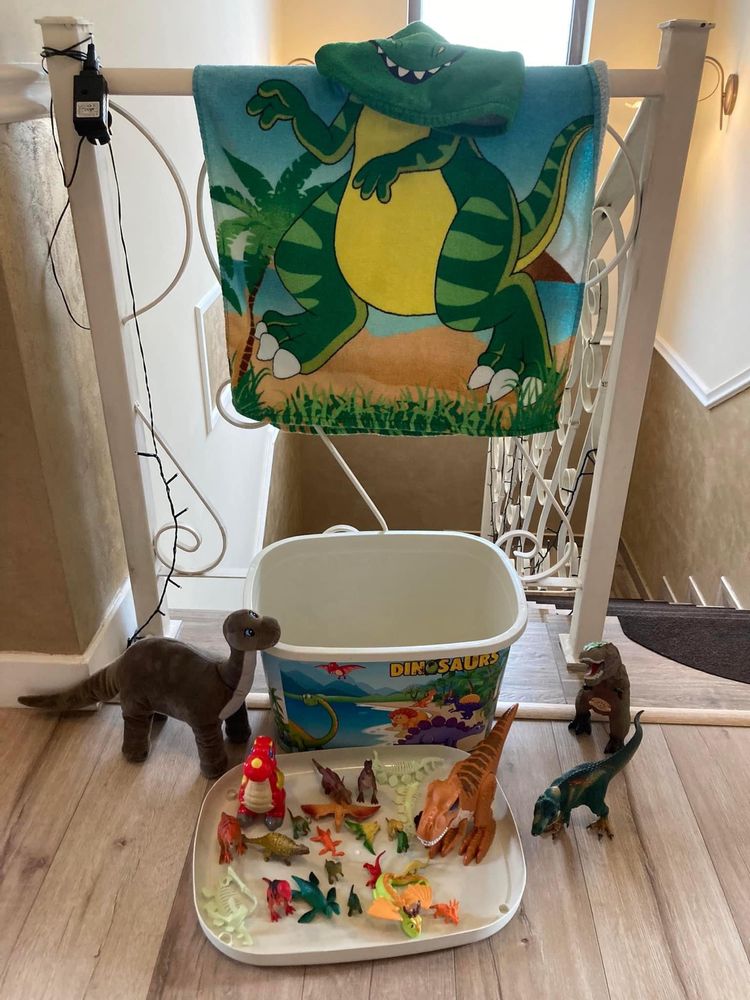 Cutie cu dinozauri