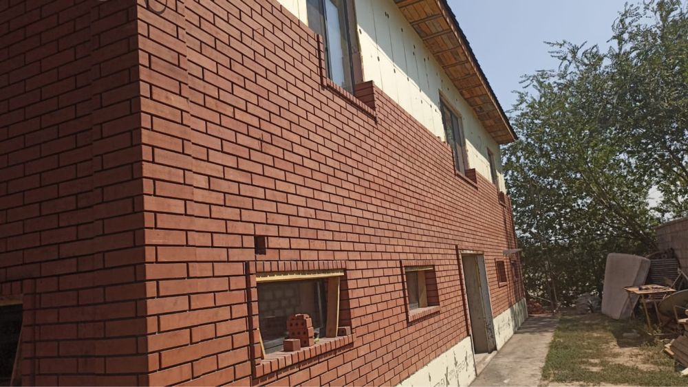Облицовочный кирпич половинка