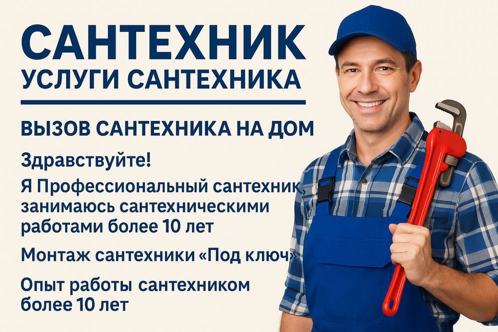 Сантехник недорого