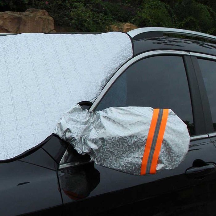 Покривало за  стъкло на автомобил, предпазни "джобове" за огледалата