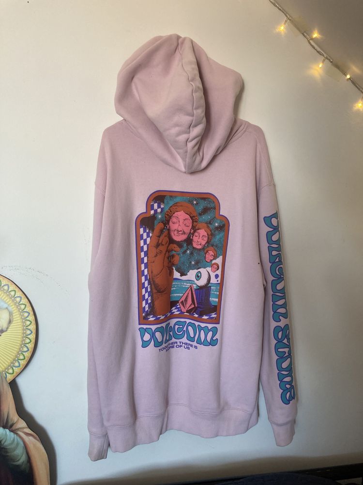 Volcom FA snow pink hoodie