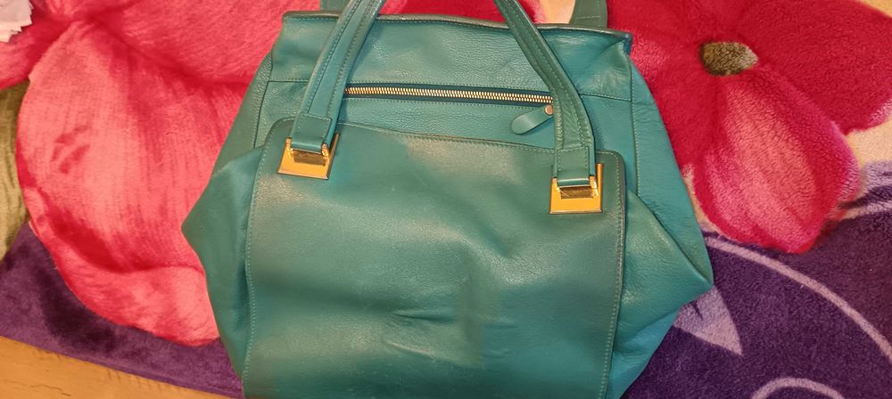 Дамска винтидж кожена чанта Moreshi