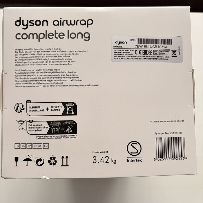 Dyson AirWrap + factura