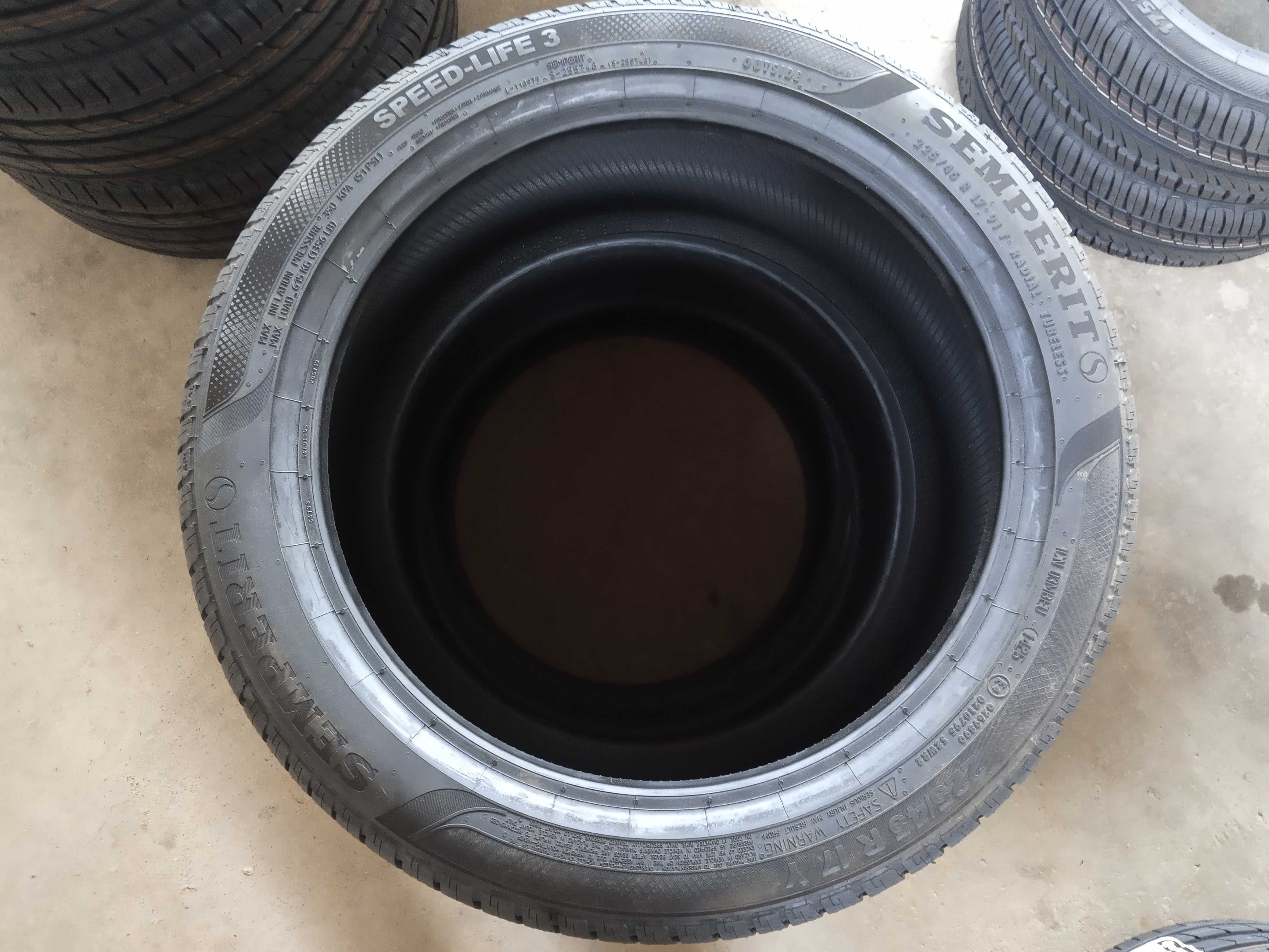 4 Нови летни гуми 225/45R17 Semperit Speed-Life3 FR 91Y DOT2025 France