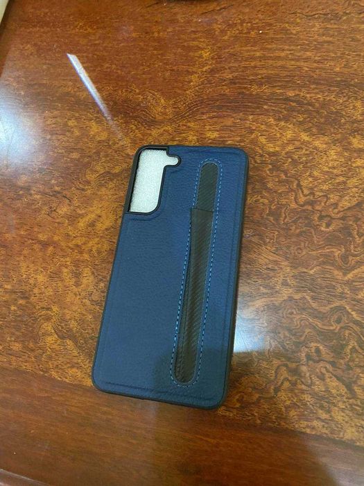 Кожаный чехол с кармашком для стилуса и прозрачные чехлы для Samsung